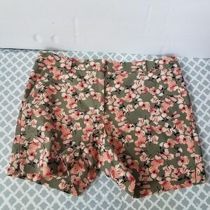 WHBM 5" Contour Short Size 10 Cherry Blossom